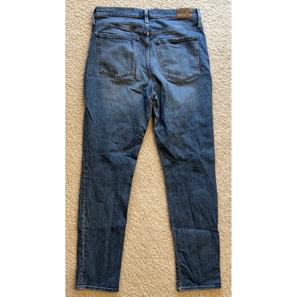 Madewell PERFECT VINTAGE High Rise Tapered Curvy Denim Jeans Women 31 Tall Long